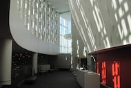 
Second level lobby of H-E-B Performance Hall in San Antonio

