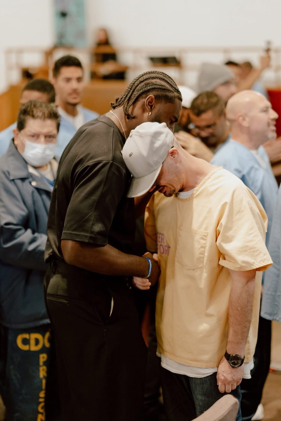 Houston Texans player Will Anderson Jr. was among NFL players who visited San Quentin State...