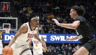 JT Toppin leads Texas Tech to win over West Virginia, ends Red Raiders’ two-game skid