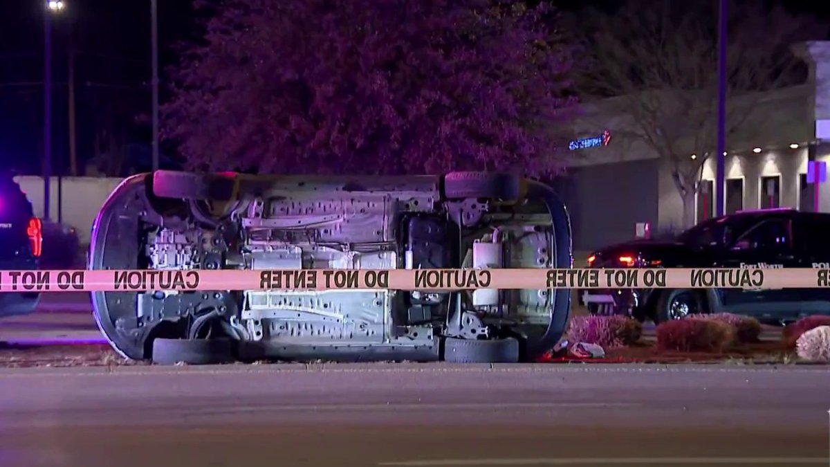 Police chase from Ellis County to Fort Worth ends in crash – NBC 5 Dallas-Fort Worth