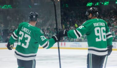Dallas Stars give Olympics-bound players send-off ceremony before game vs. Blues