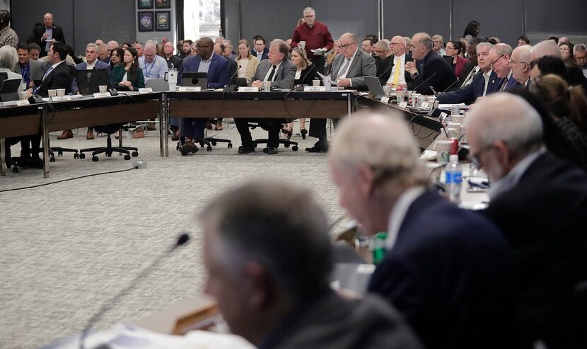 The Regional Transportation Council held a well attended meeting after a workshop to discuss...