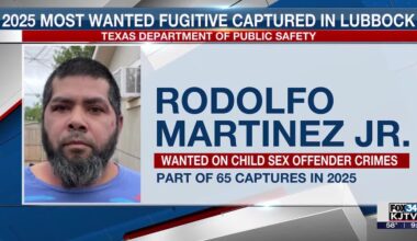 Most Wanted fugitive Rodolfo Martinez, Jr. captured in Lubbock