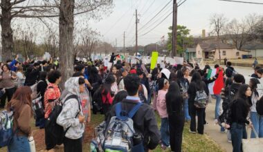 Dallas students walk out to protest immigration crackdown amid threats from Abbott, TEA