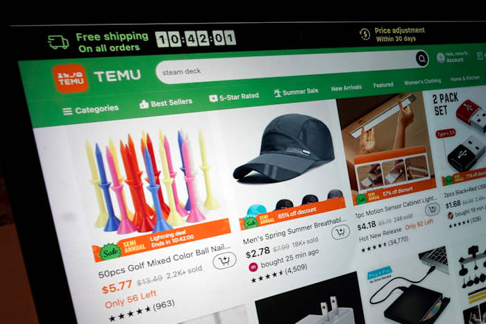 Texas sues online retailer Temu, known for dramatic discounts and privacy concerns