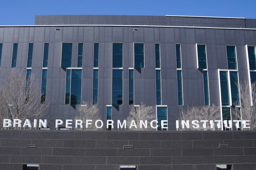 Outside the Brain Performance Institute, Tuesday, Feb. 14, 2023, in Dallas. The institute is...