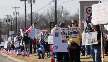 McKinney protest against ICE drew dozens of residents across Collin County