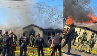 Large fire reported at house in Fifth Ward