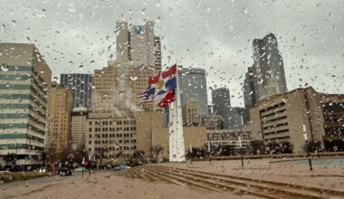 Where are severe storms most likely during D-FW’s Valentine’s Day rain?