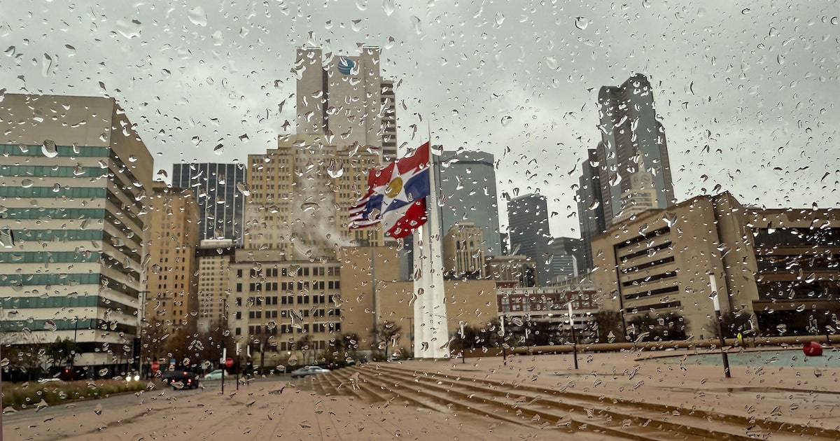 Where are severe storms most likely during D-FW’s Valentine’s Day rain?