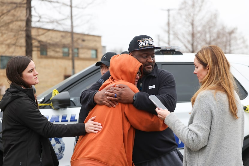 Members of The Human Impact, a nonprofit that serves people experiencing homelessness,...