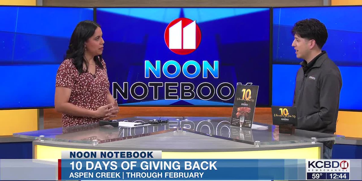 Aspen Creek Grill 10 Days of Giving Back
