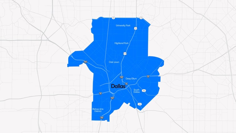 Waymo's service area in Dallas is 50 square miles and encompasses downtown, Uptown, Deep...