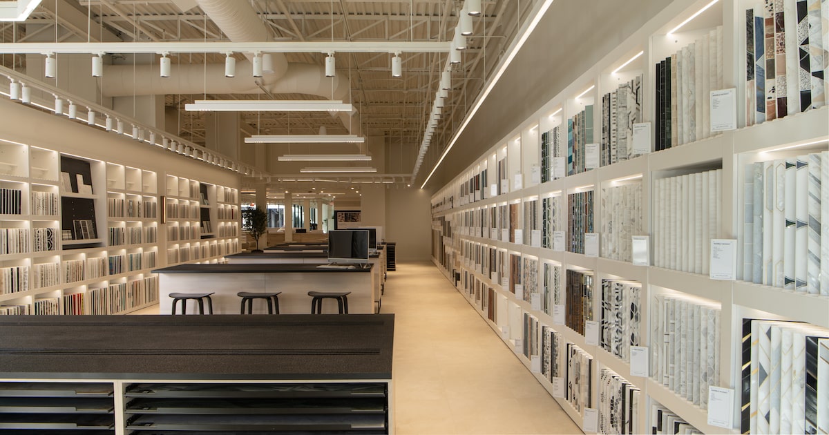 New tile showroom and custom-size rug store open to the public in Dallas