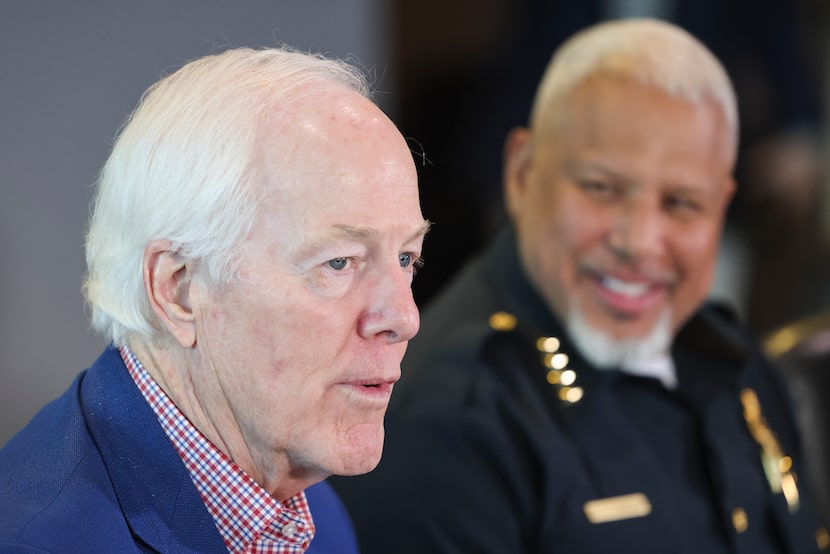 Senator John Cornyn (R-TX) discusses about the security preparations for the upcoming 2026...