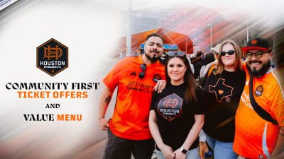 Houston Dynamo FC Expand Community First Ticket Offers and Value Menu for 2026 Season