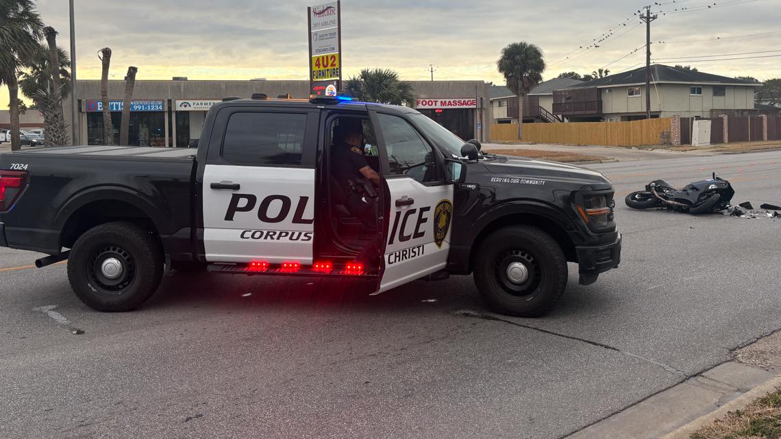 Motorcycle crash on Airline and Holly sends one to hospital