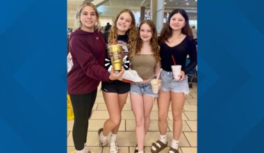 Golden Chick-Fil-A cup sold at La Palmera Mall in Corpus Christi