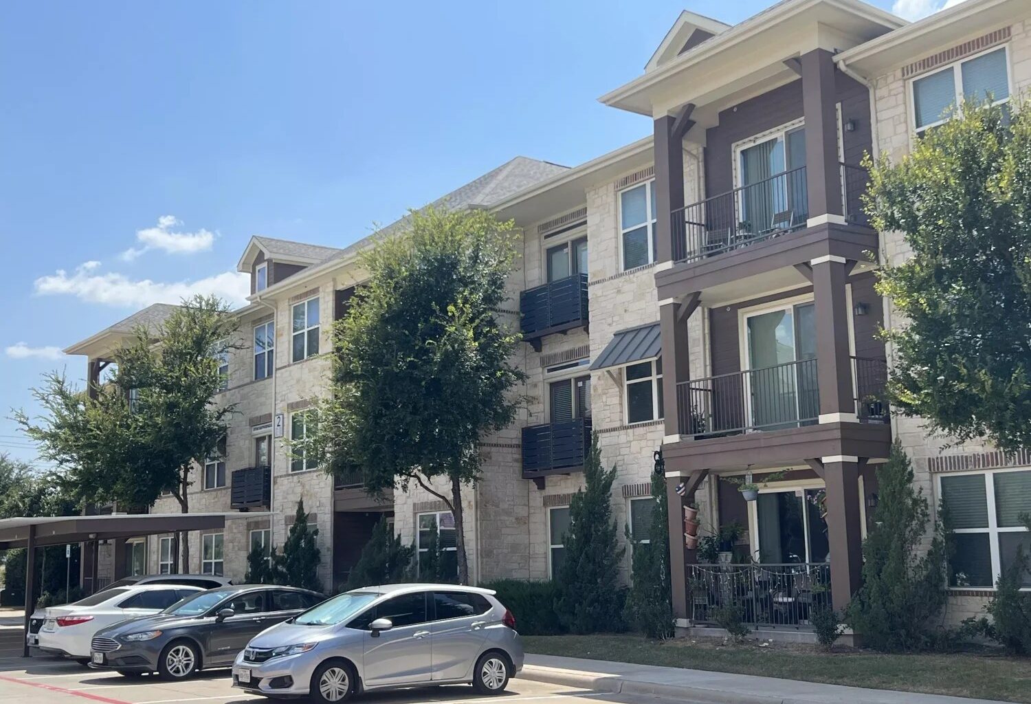 An apartment building in Dallas.