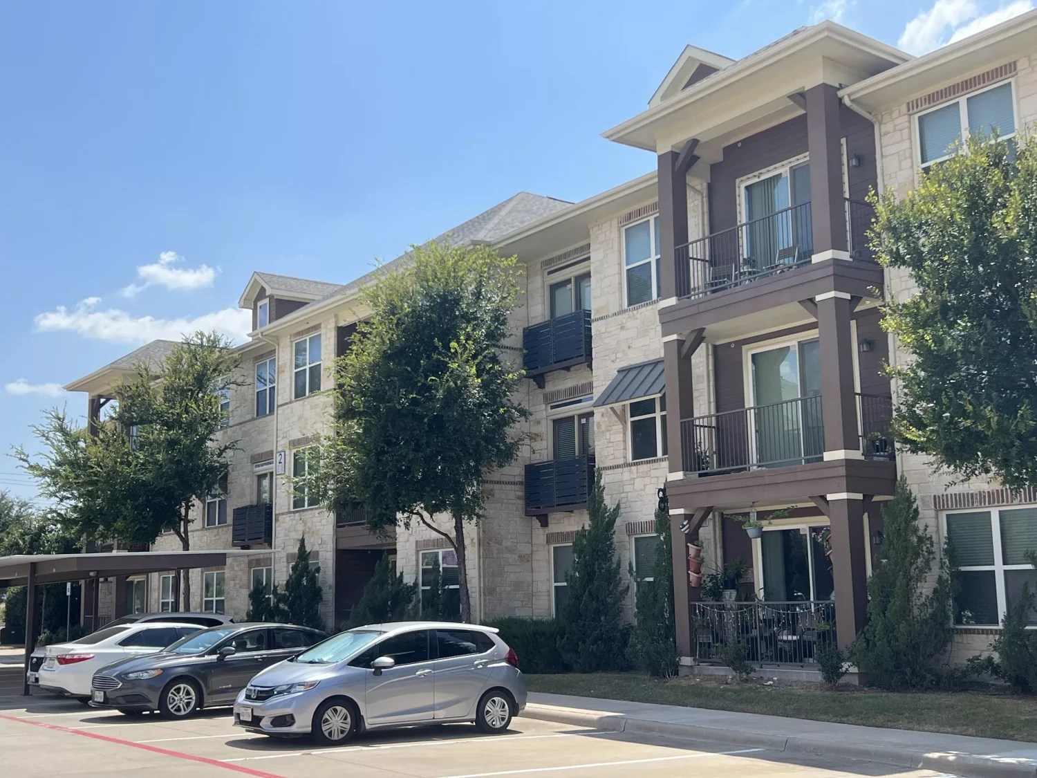An apartment building in Dallas.