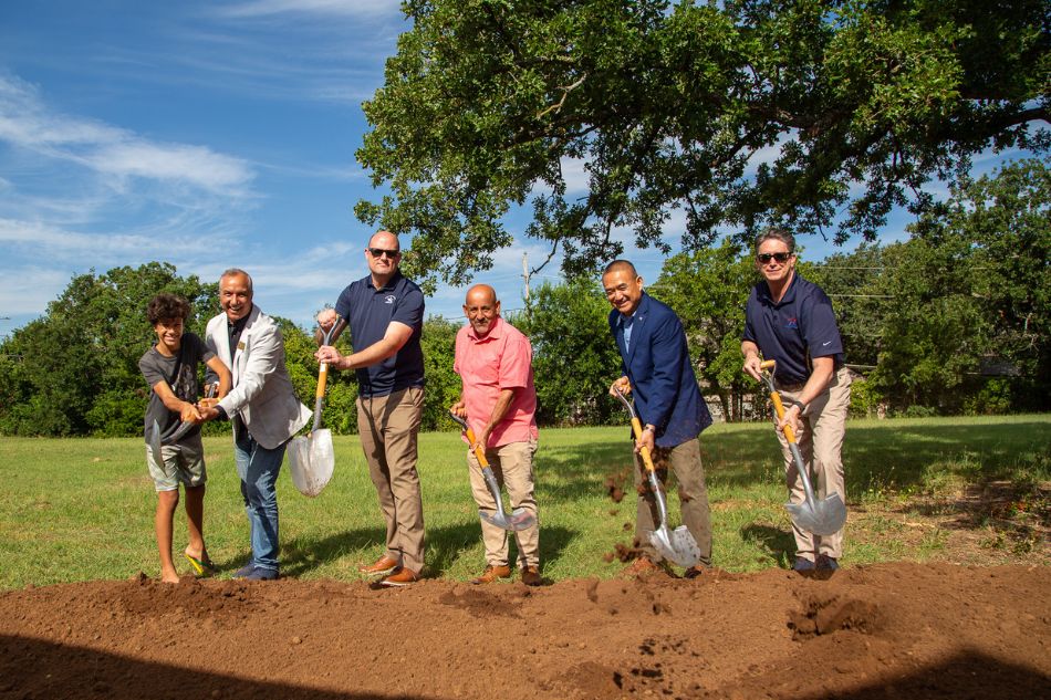 Al Rollins Park groundbreaking ceremony on June 28, 2025.