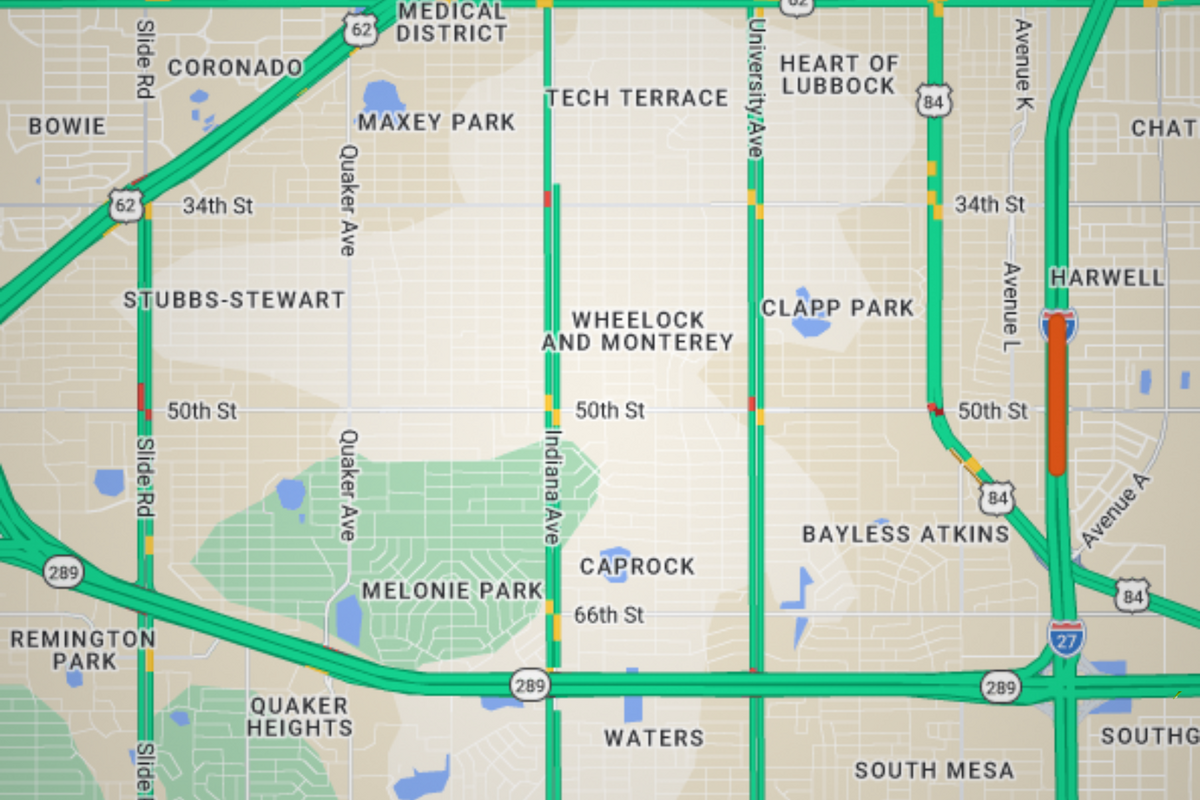 Traffic Delays Expected On Lubbock I-27 Routes