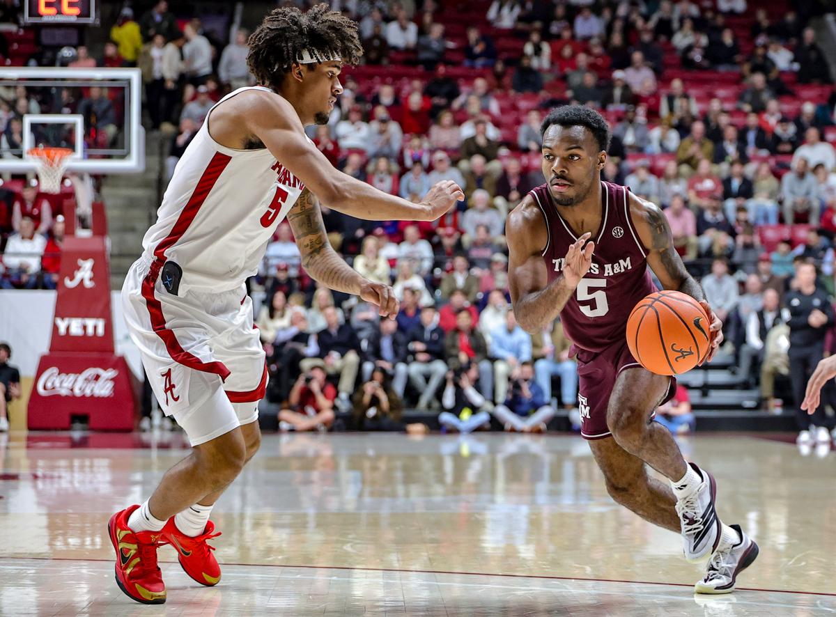 Tide Backcourt Topples Texas A&M in Coleman Coliseum