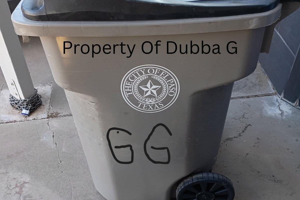 Can El Paso Residents Mark Their Trash Cans