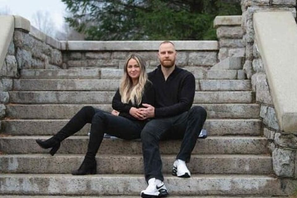 Irishman Seamus Culleton with his American wife Tiffany Smyth
