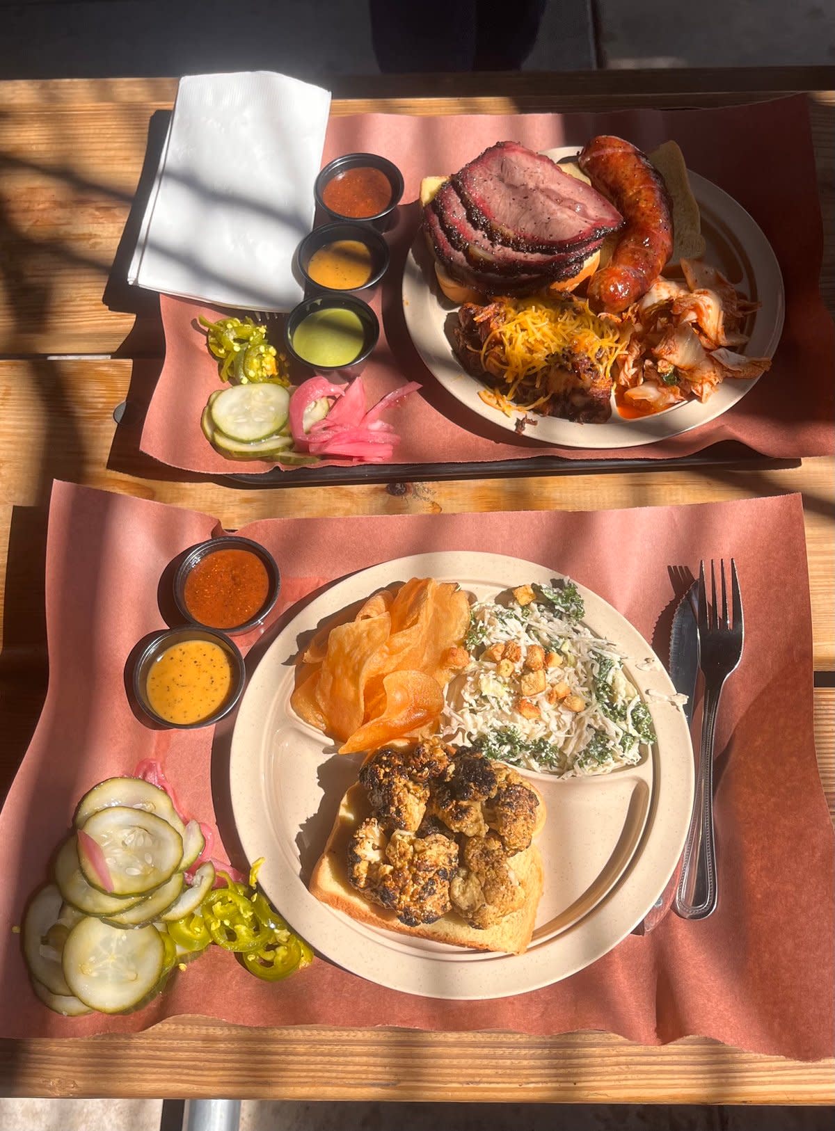 Leroy and Lewis’s “new school” barbecue has earned them a Michelin star (Claudia Cockerell)