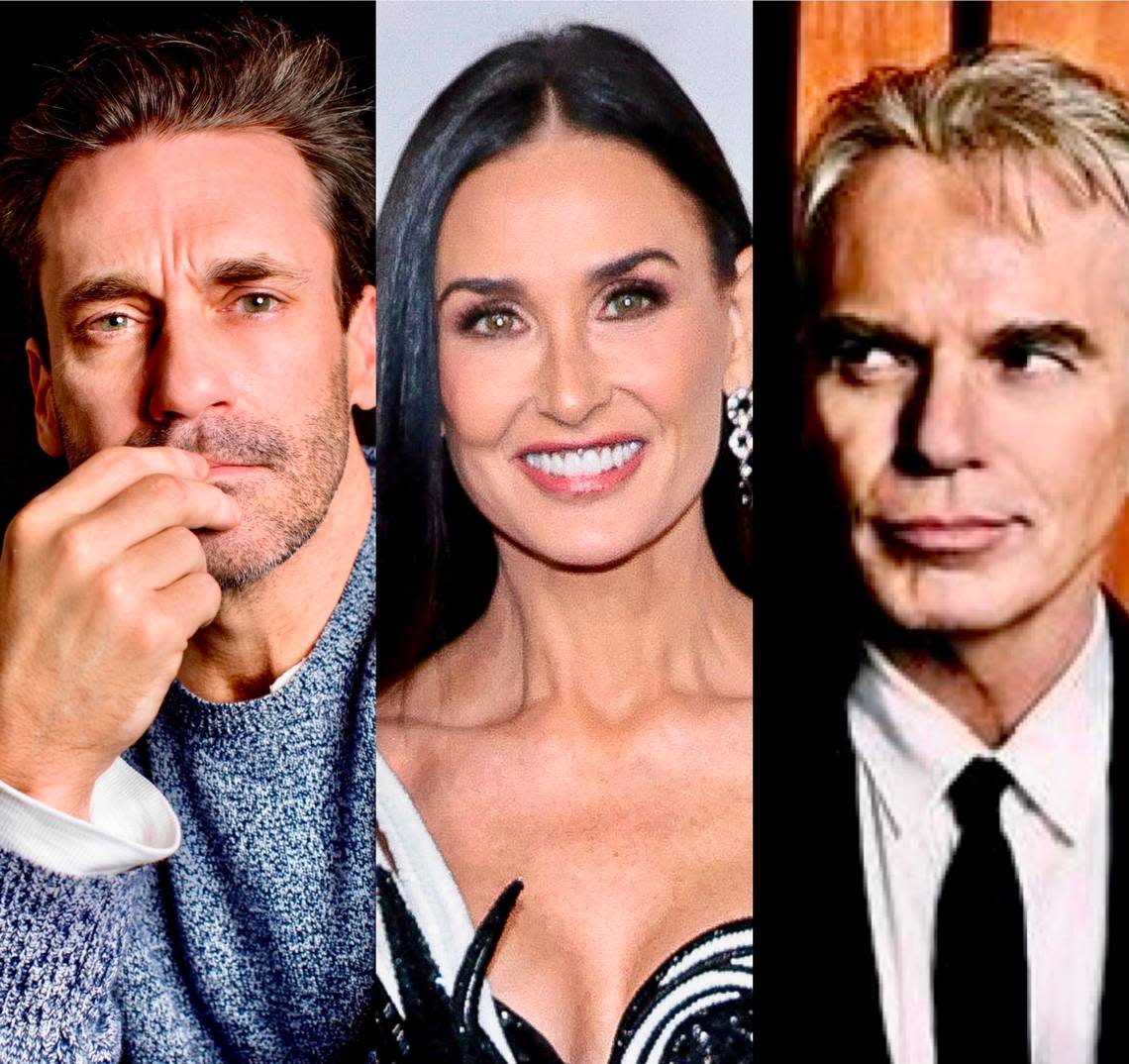 Jon Hamm, Demi Moore and Billy Bob Thornton star in “Landman,” a Taylor Sheridan TV series shot in Fort Worth for Paramount+.