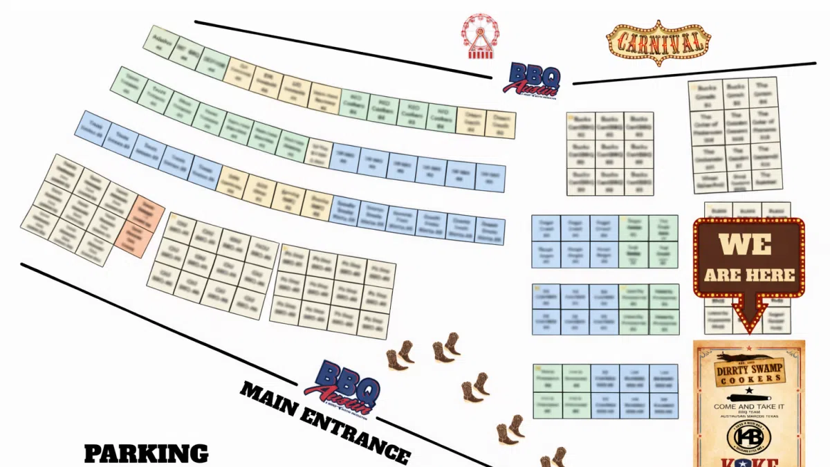 BBQ Austin: Dirrty Swamp Cookers, Here 4 Beer BBQ and Come And Take It BBQ Tent Reveal 2026 Music Schedule