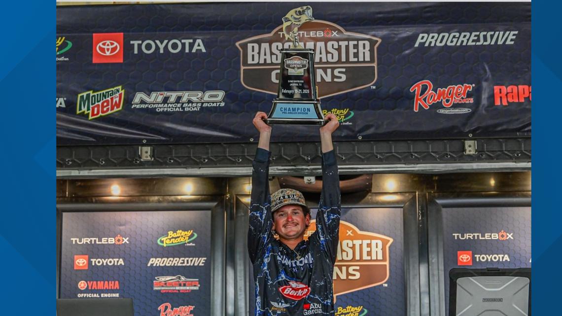 East Texas fisherman sets Bassmaster record with win at Sam Rayburn Reservoir