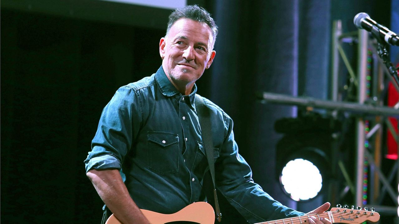Bruce Springsteen performs at Stand Up For Heroes in New York on Nov. 1, 2016. (Photo by Greg Allen/Invision/AP)