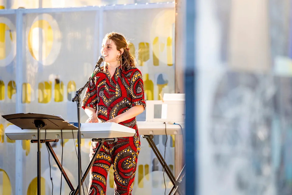 Amanda Ekery at the University of Houston’s Mitchell Center for the Arts on Friday, April 5, 2024.