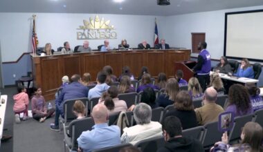 Packed council meeting in Pantego as families push back against dance studio shutdown