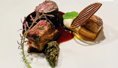 Dry-aged elk and antelope rib pastrami from Carte Blanche.