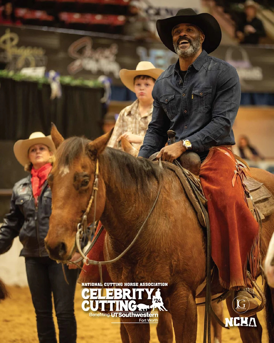 LaMonica Garrett at the NCHA Celebrity Cutting in Fort Worth. (Courtesy of Icon Global)
