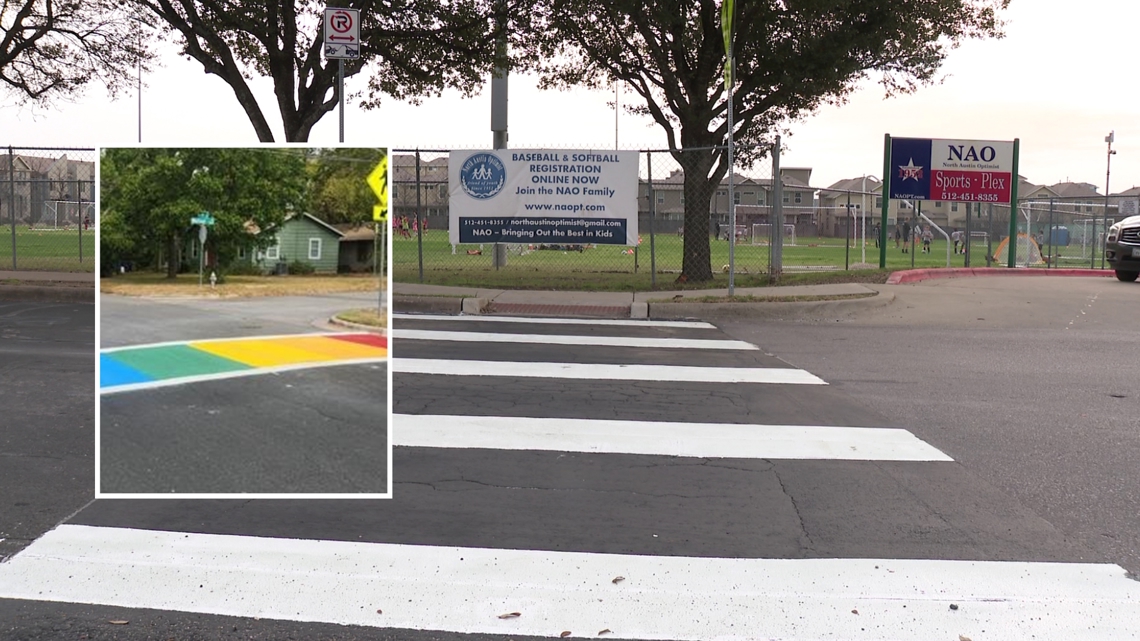 Rainbow crosswalk in Austin removed amid pending SAFE ROADS Initiative battle with TxDOT