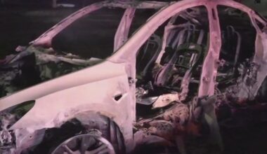 Neighbor pulls driver from burning Tesla in Corpus Christi
