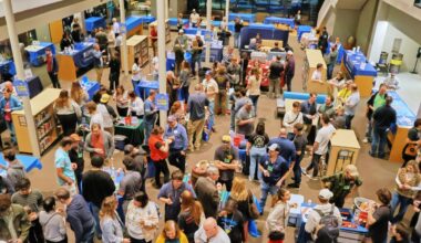 The event started at 4:30 p.m. with the brewers’ hall and was followed by two panels discussing graphic design and LatinX leaders in the industry. The final hour of the event was reserved for the Austin Polka Band’s performance where attendees were free to network with the brewers.