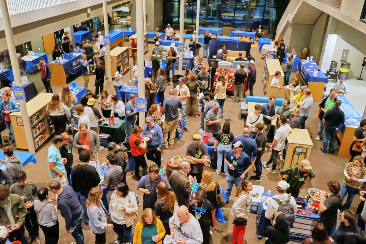 The event started at 4:30 p.m. with the brewers’ hall and was followed by two panels discussing graphic design and LatinX leaders in the industry. The final hour of the event was reserved for the Austin Polka Band’s performance where attendees were free to network with the brewers.