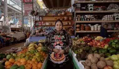 Lupita Gutierrez, a fruit and vegetable vendor, poses for a portrait on Jan. 14 at the Houston Farmer’s Market in Houston. Gutierrez says she thinks Trump ordered the intervention in Venezuela to distract Americans from his failure to address inflation and other issues at home.