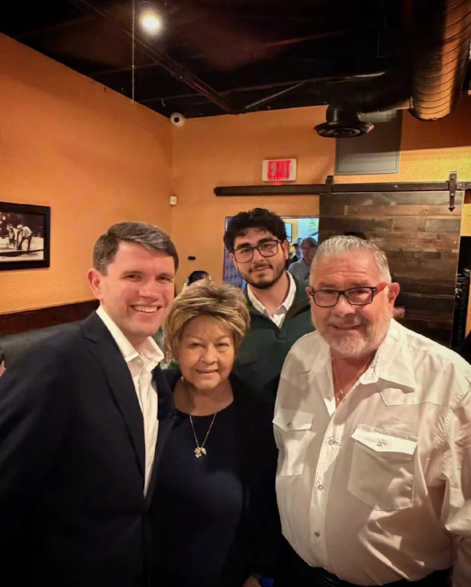 L&J Cafe ownership were excited to have Rep. James Talarico, a Democratic candidate for the U.S. Senate seat, stop by Feb. 21 as part of his visit to El Paso.