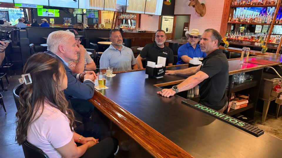 Inside a bar in Corpus Christi some who support President Donald Trump say they aren't happy with his approach to enforcement. - CNN
