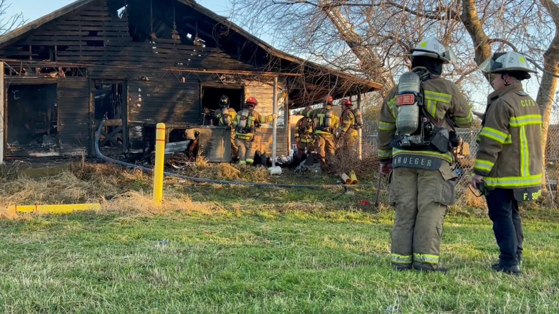 CCFD, NCESD 1 team up to battle leaping house fire on Leopard Street