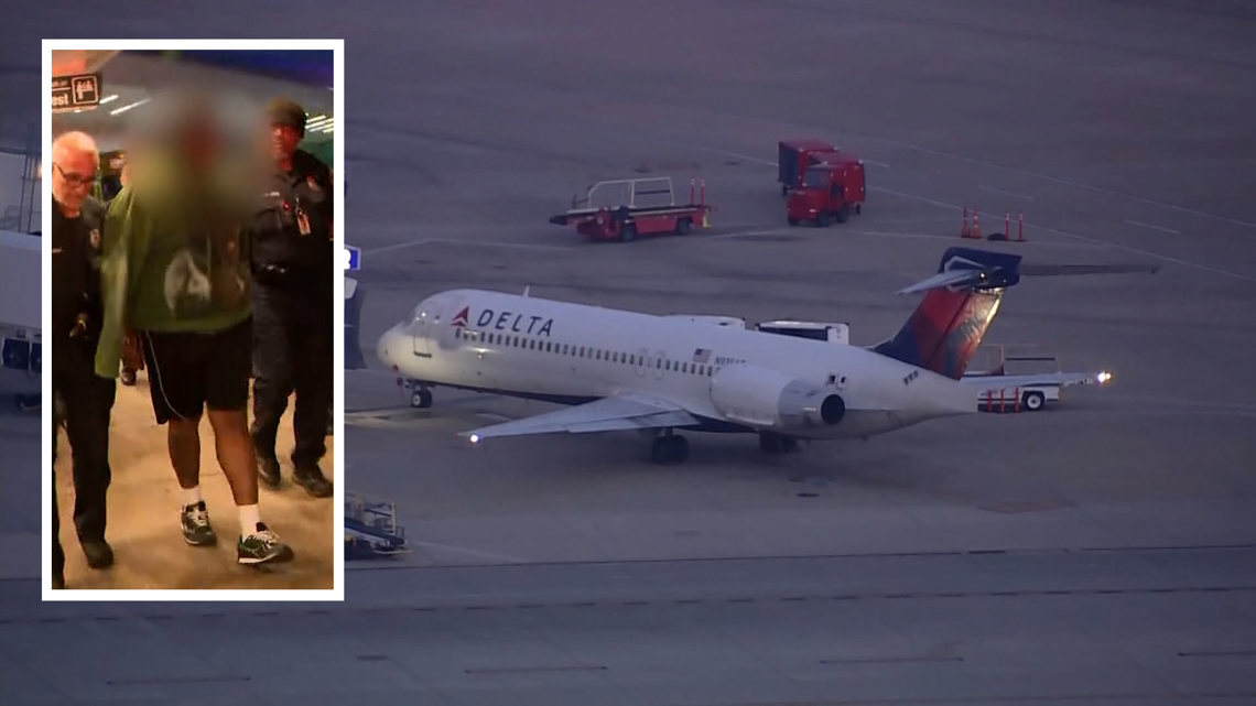 No charges for man who became unruly on Delta flight after takeoff from Hobby Airport