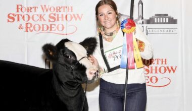 Kennard Student Addison Dowdy Earns Championship at Fort Worth Stock Show
