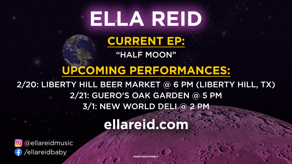 Austin’s Tunes Tuesday slows down with Ella Reid’s soulful “Half Moon” performance