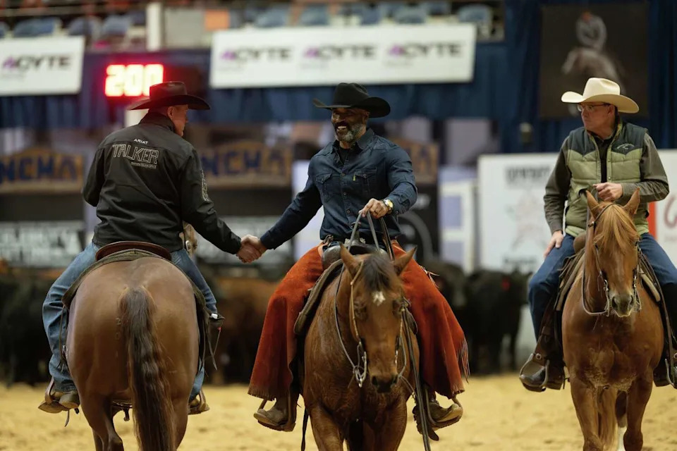 LaMonica Garrett at the NCHA Celebrity Cutting in Fort Worth. (Christopher Thompson/Courtesy of Icon Global)